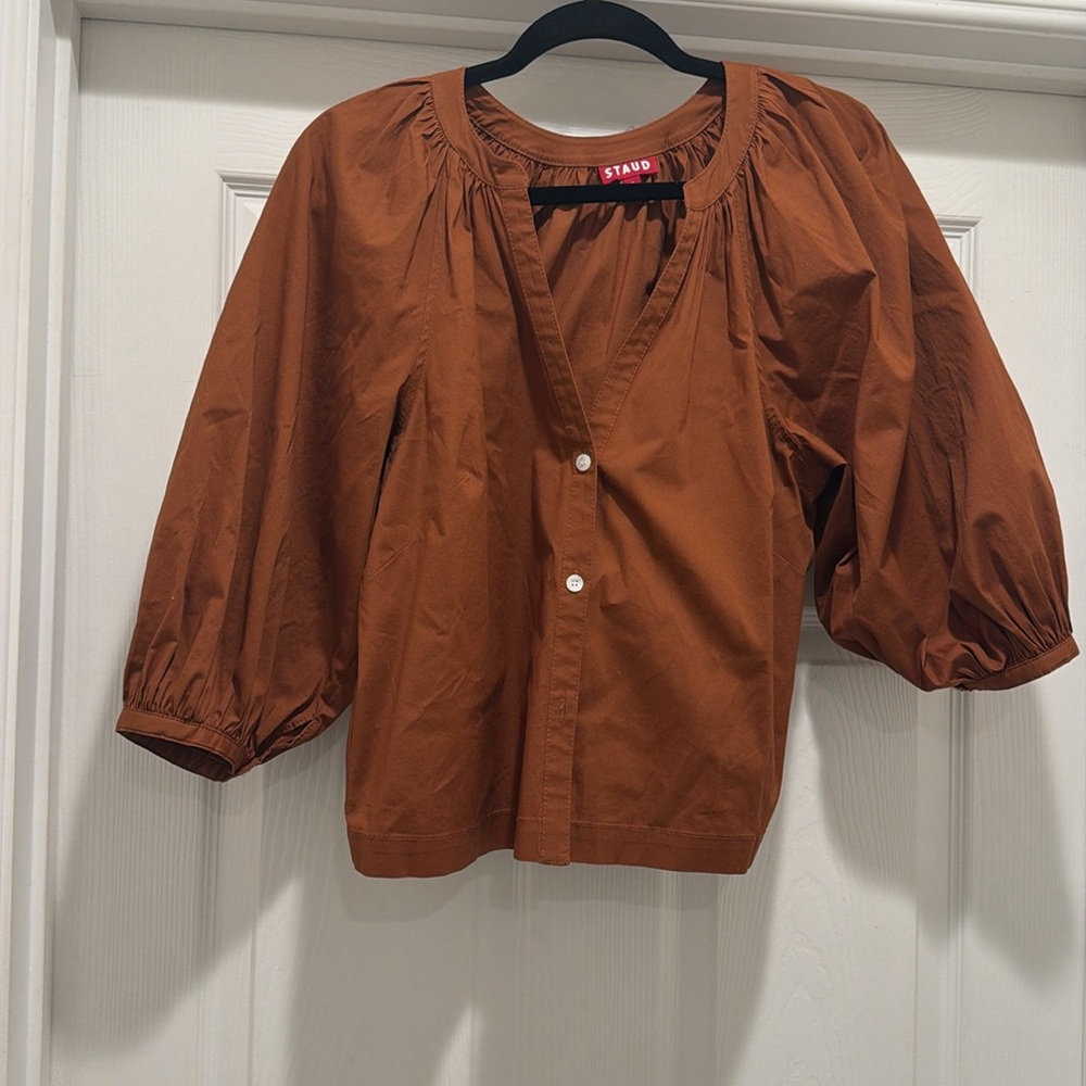 STAUD Brown Blouse - Picture 4 of 10